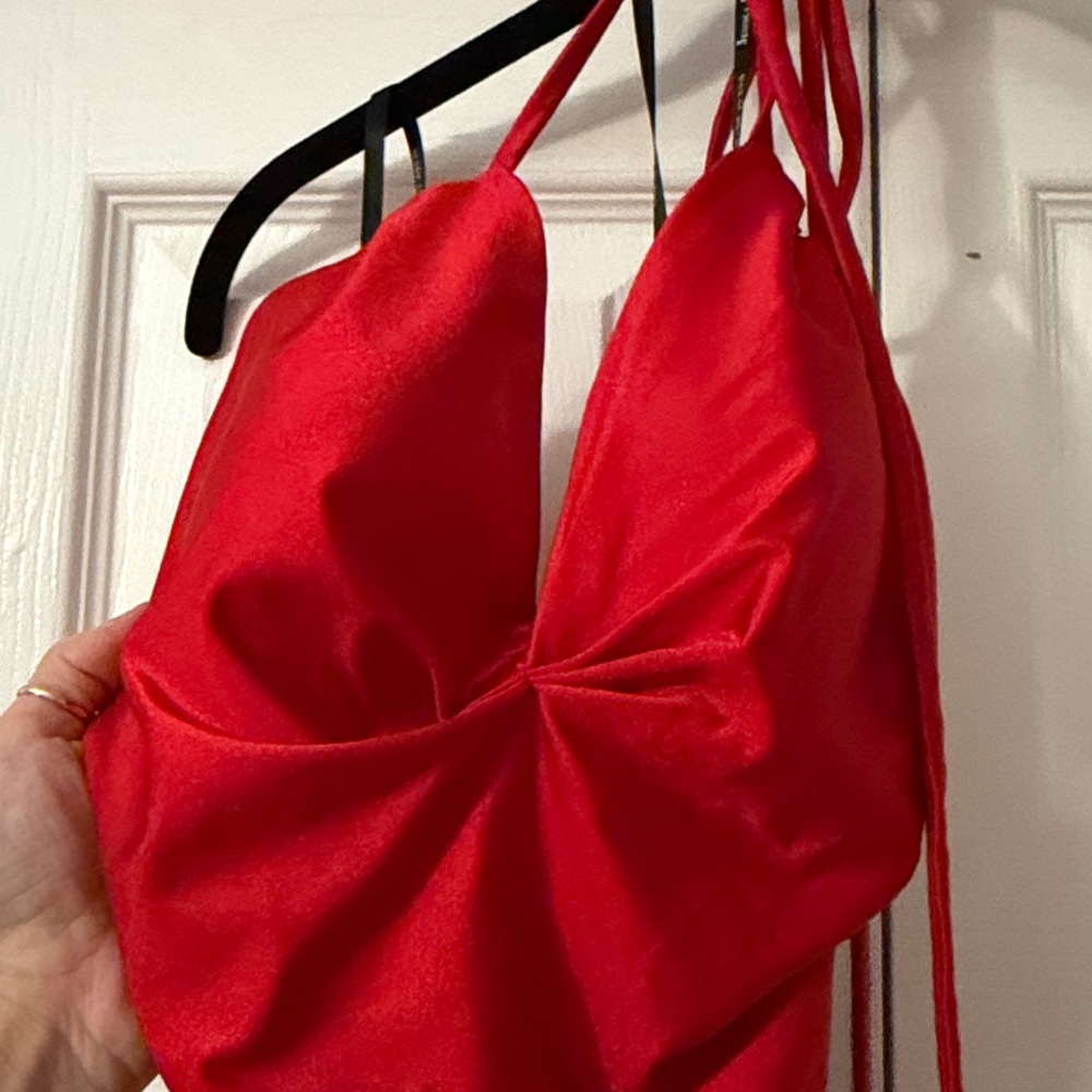 JESSICA ANGEL 813 Red Lace-Up Classic Long Prom Dress XXS - Picture 6 of 11